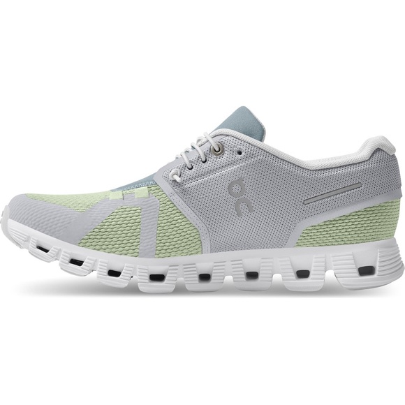 On Women’s Cloud 5 Combo Running Sneaker (Glacier | Meadow) Size 7.5 - Picture 5 of 7